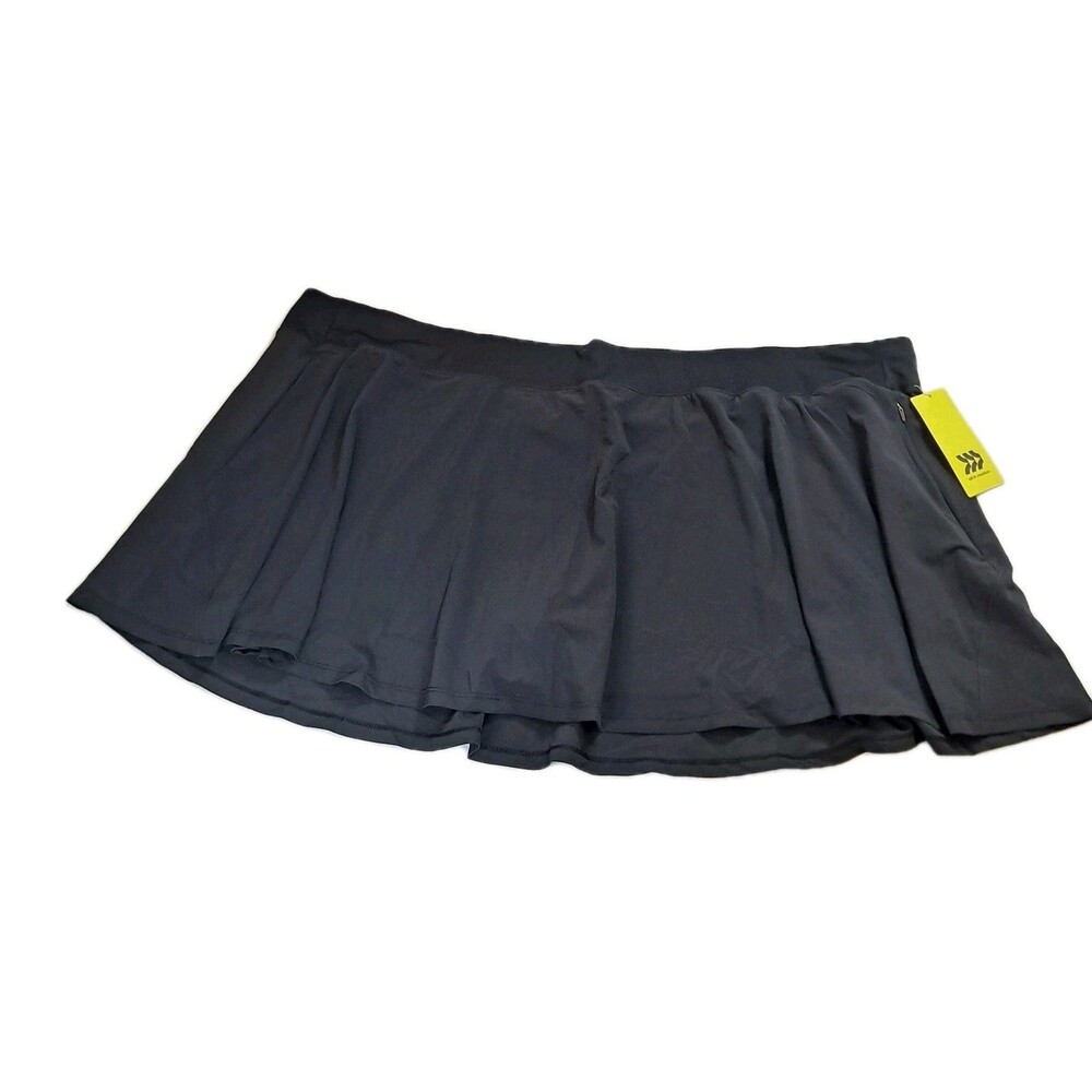 All In Motion Womens Plus Athletic Skort Size 4X Black